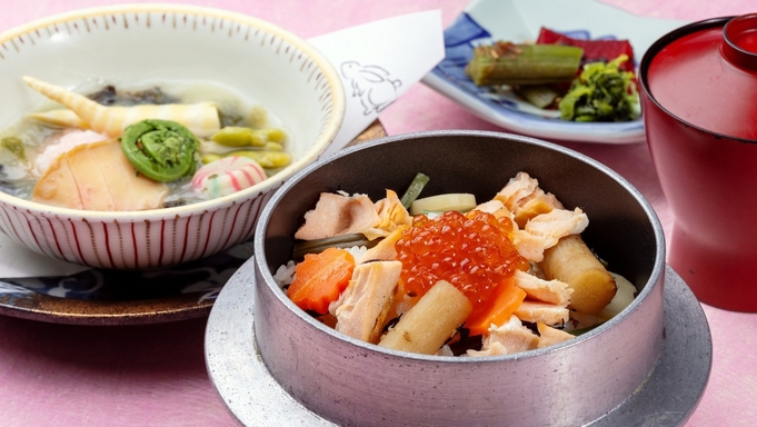 【貸切風呂50分付】貸切風呂で温泉満喫！夕食は旬の和食会席を堪能【銀の月】